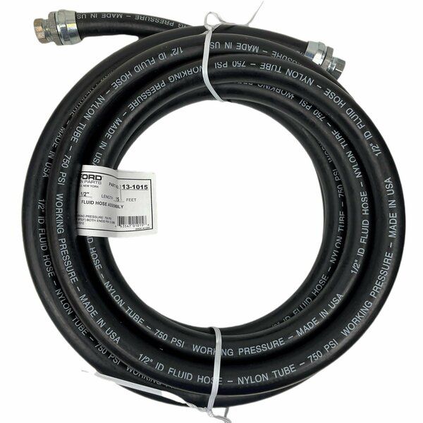 Bedford Precision Parts Bedford Precision 15ft x 1/2in Fluid Hose Assembly for Binks 71-3322 13-1015